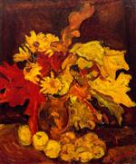 Chaim Soutine  - Bilder Gemälde - Flowers and Fruit