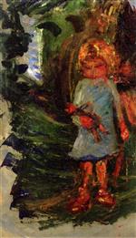 Chaim Soutine  - Bilder Gemälde - Girl