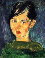 Chaim Soutine  - Bilder Gemälde - Girl in Green