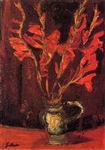 Chaim Soutine  - Bilder Gemälde - Gladioli