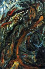 Chaim Soutine  - Bilder Gemälde - Gnarled Trees