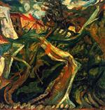 Chaim Soutine  - Bilder Gemälde - Gorge du Loup