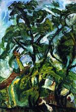 Chaim Soutine  - Bilder Gemälde - Gourdon sur Vence