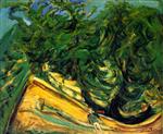 Chaim Soutine  - Bilder Gemälde - Green Trees
