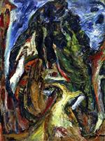 Chaim Soutine  - Bilder Gemälde - Grèolières Landscape