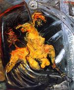 Chaim Soutine  - Bilder Gemälde - Hanging Turkey