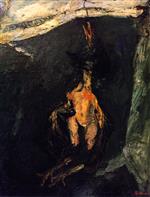 Chaim Soutine  - Bilder Gemälde - Hanging Turkey