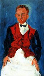 Chaim Soutine  - Bilder Gemälde - Hotel Boy