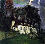 Chaim Soutine  - Bilder Gemälde - House at Oiséme