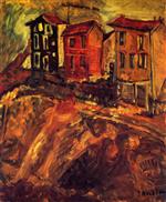 Chaim Soutine  - Bilder Gemälde - Houses