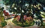 Chaim Soutine  - Bilder Gemälde - Landscape