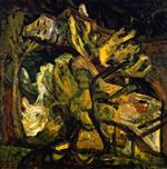 Chaim Soutine  - Bilder Gemälde - Landscape