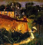 Chaim Soutine  - Bilder Gemälde - Landscape near Chartres