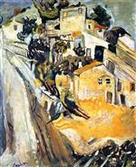 Chaim Soutine  - Bilder Gemälde - Landscape of Cagnes