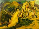 Chaim Soutine  - Bilder Gemälde - Landscape of Southern France