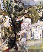 Chaim Soutine  - Bilder Gemälde - Landscape of the Midi