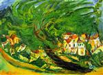 Chaim Soutine  - Bilder Gemälde - Leaning Tree