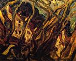 Chaim Soutine  - Bilder Gemälde - Les Gorges du Loup sur Vence