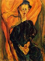 Chaim Soutine  - Bilder Gemälde - Man with a Tasseled Hat