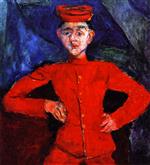 Chaim Soutine  - Bilder Gemälde - Page Boy's at Maxim's