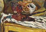 Chaim Soutine  - Bilder Gemälde - Pheasant with Cabbage