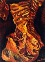 Chaim Soutine  - Bilder Gemälde - Piece of Beaf