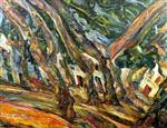 Chaim Soutine  - Bilder Gemälde - Plane Trees at Céret