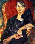 Chaim Soutine  - Bilder Gemälde - Polish Woman