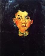 Chaim Soutine  - Bilder Gemälde - Portrait of a Boy