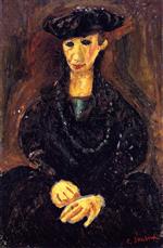 Chaim Soutine  - Bilder Gemälde - Portrait of a Venetian Lady