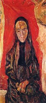 Chaim Soutine  - Bilder Gemälde - Portrait of a Woman