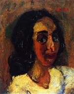 Chaim Soutine  - Bilder Gemälde - Portrait of a Woman