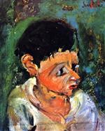 Chaim Soutine  - Bilder Gemälde - Portrait of Charlot