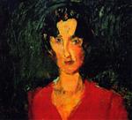 Chaim Soutine  - Bilder Gemälde - Portrait of Lina