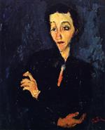 Chaim Soutine  - Bilder Gemälde - Portrait of Maria Lani
