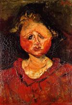 Chaim Soutine  - Bilder Gemälde - Portrait of Paulette