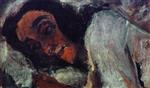 Chaim Soutine  - Bilder Gemälde - Reclining Woman