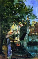 Chaim Soutine  - Bilder Gemälde - Stairway in Chartres