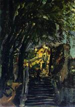 Chaim Soutine  - Bilder Gemälde - Stairway in Chartres