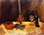Chaim Soutine  - Bilder Gemälde - Still LIfe with Lamp