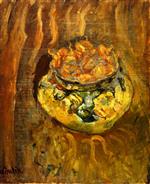 Chaim Soutine  - Bilder Gemälde - Still LIfe with Round Table