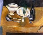 Chaim Soutine  - Bilder Gemälde - Still LIfe with Soup Tureen