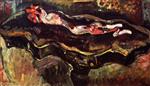 Chaim Soutine  - Bilder Gemälde - Table with Skinned Rabbit