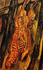 Chaim Soutine  - Bilder Gemälde - The Beef