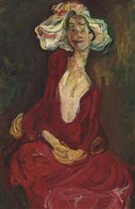 Chaim Soutine  - Bilder Gemälde - The Big Hat