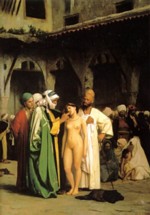 Jean Leon Gerome - Peintures - marché d'esclaves