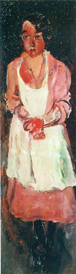 Chaim Soutine  - Bilder Gemälde - The Chambermaid