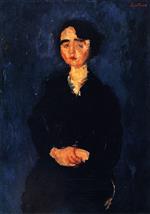 Chaim Soutine  - Bilder Gemälde - The Cobbler's Wife