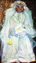 Chaim Soutine  - Bilder Gemälde - The Communicant