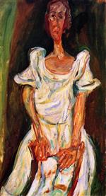 Chaim Soutine  - Bilder Gemälde - The Fiancee